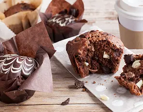 Triple Chocolate Muffins