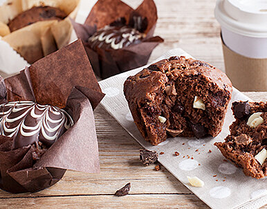 Triple Chocolate Muffins