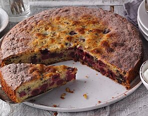 Kirschkuchen mit Schokolade