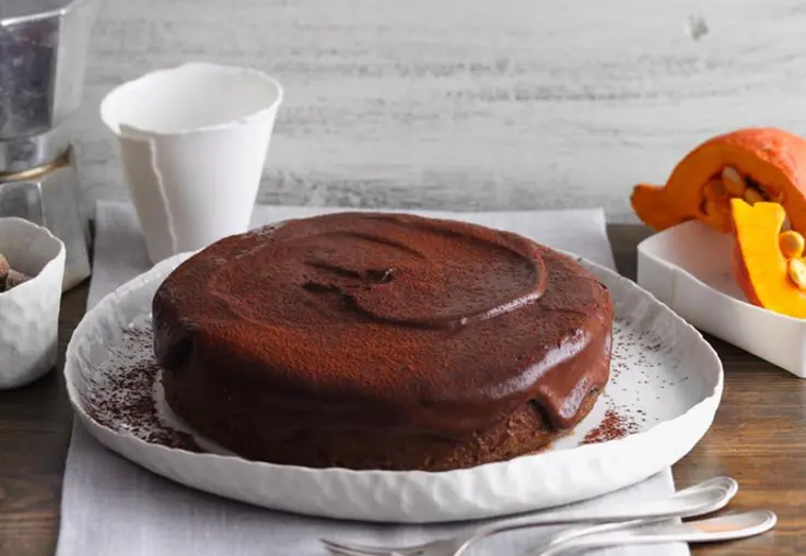 Kürbis-Schoko-Torte (Rezept)