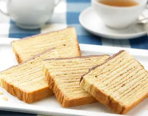 Baumkuchen in Kastenform