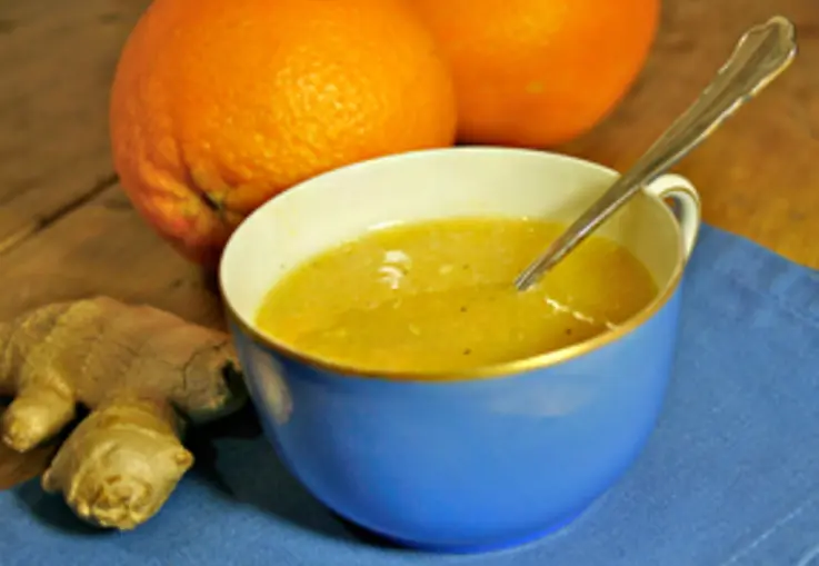 Orangen-Ingwer-Fruchtaufstrich mit Banane (Rezept)