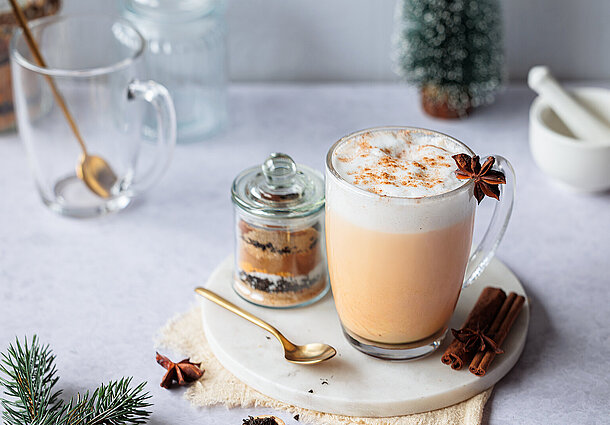 Winterliches Chai-Latte-Pulver