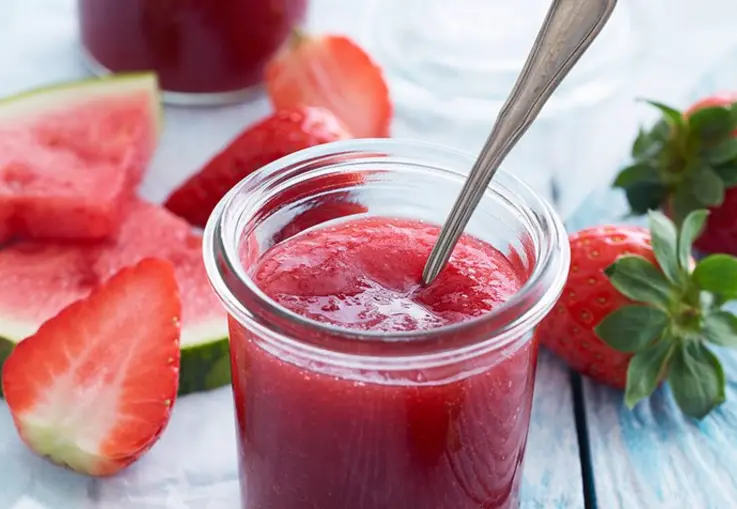 Erdbeer-Wassermelonen-Konfitüre (Rezept)