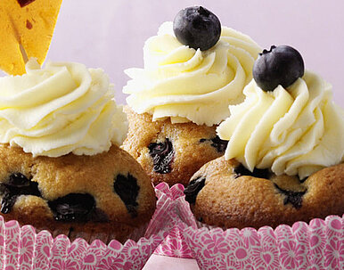 Heidelbeer-Cupcakes