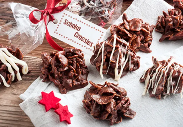 Weihnachtliche Krokant-Crossies 