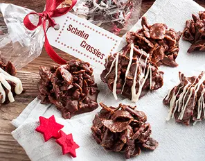 Weihnachtliche Krokant-Crossies