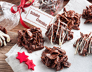 Weihnachtliche Krokant-Crossies