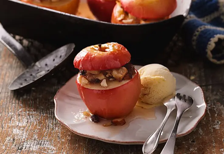 Winterlicher Bratapfel (Rezept)