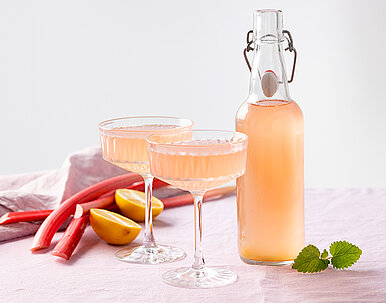 Fermentierte Rhabarberlimonade Fermentierte Rhabarberlimonade