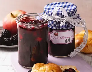Apfel-Brombeer-Konfitüre