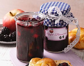 Apfel-Brombeer-Konfitüre