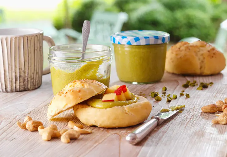Cashew-Pistazien-Aufstrich