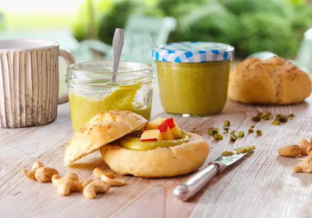 Cashew-Pistazien-Aufstrich