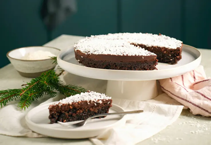 Mudcake mit Kaffeetopping