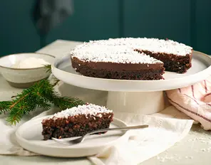 Mudcake mit Kaffeetopping