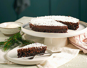 Mudcake mit Kaffeetopping