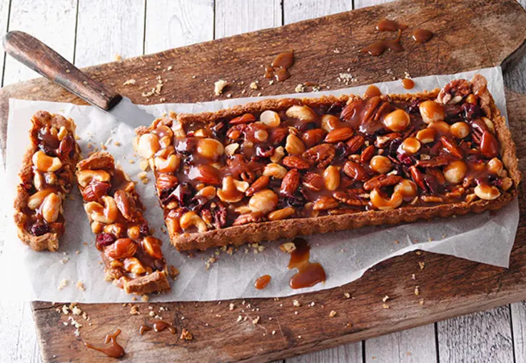 Nuss Karamell Tarte (Rezept)