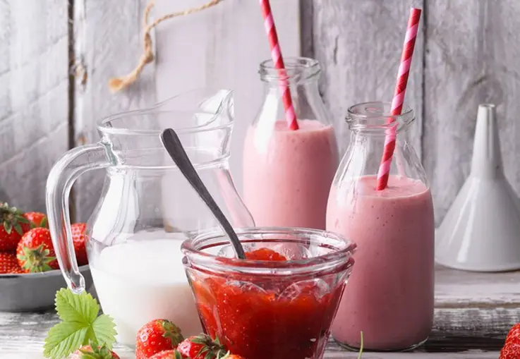 Schneller Erdbeer-Margarita-Shake (Rezept)