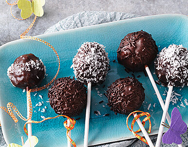 Schokoladen-Cake Pops