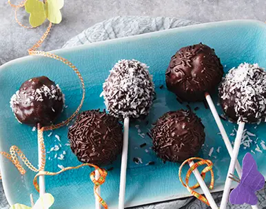 Schokoladen-Cake Pops