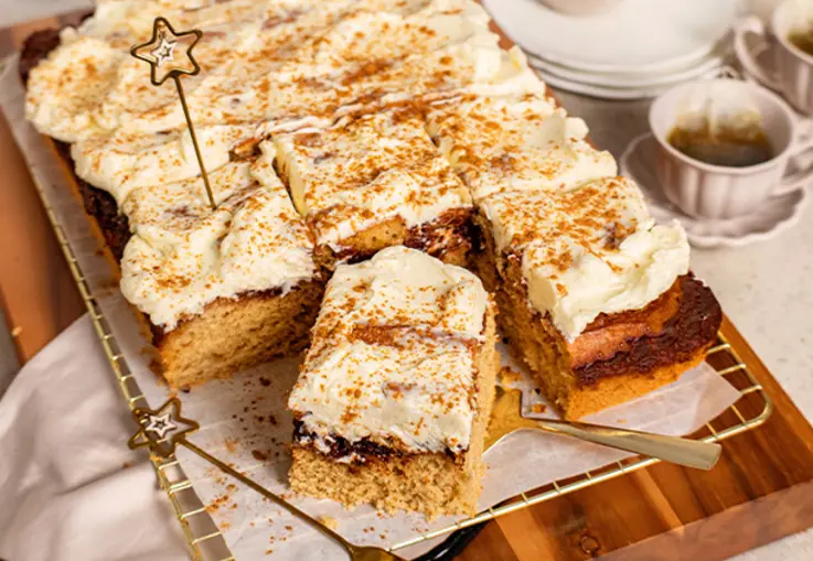 Blechkuchen nach Zimtschnecken-Art