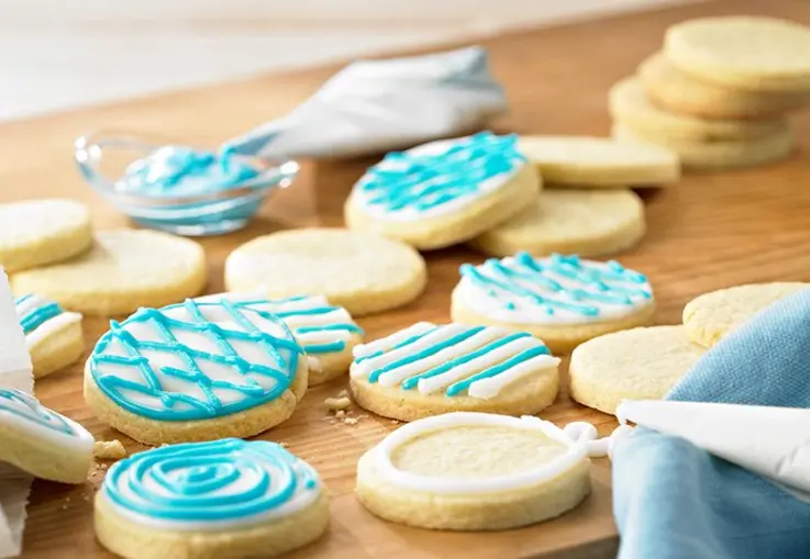 Blau-Weiß-Kekse (Rezept)