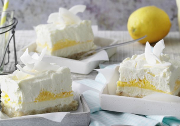Gefrorener Lemon-Cream-Cake (Rezept)
