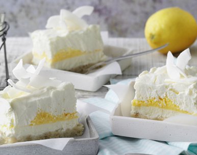 Gefrorener Lemon-Cream-Cake