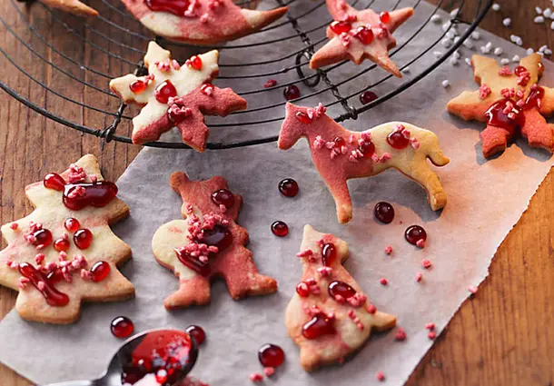 Bunte Marmorplätzchen 