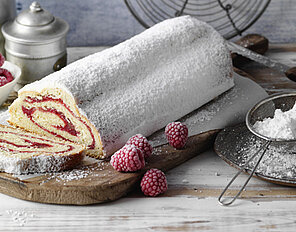 Himbeer-Marzipan-Stollen