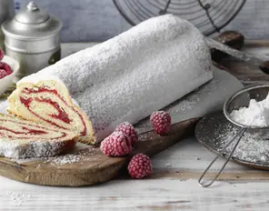 Himbeer-Marzipan-Stollen