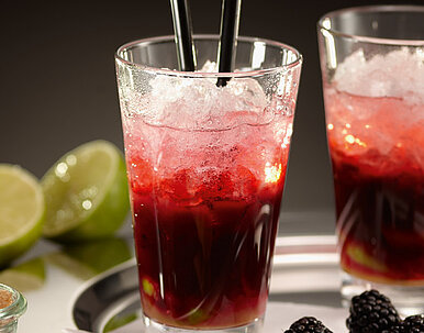 Brombeer-Caipiroschka