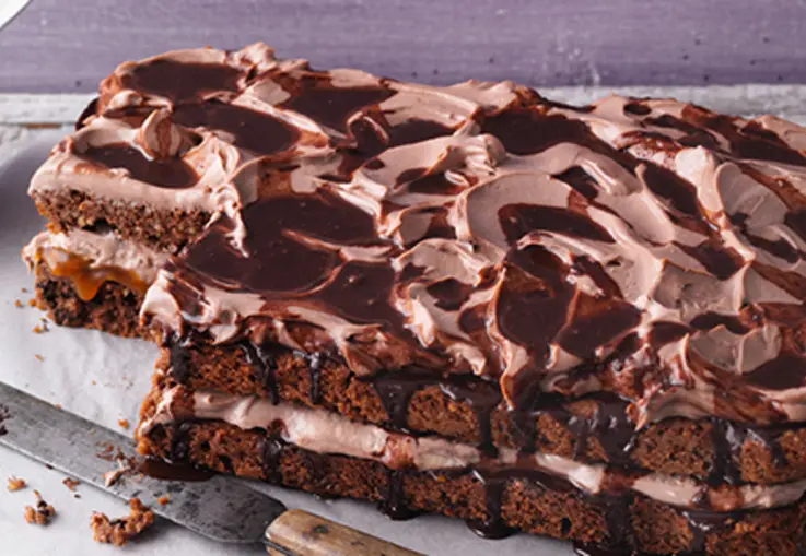 Schoko-Karamell-Kuchen (Rezept)