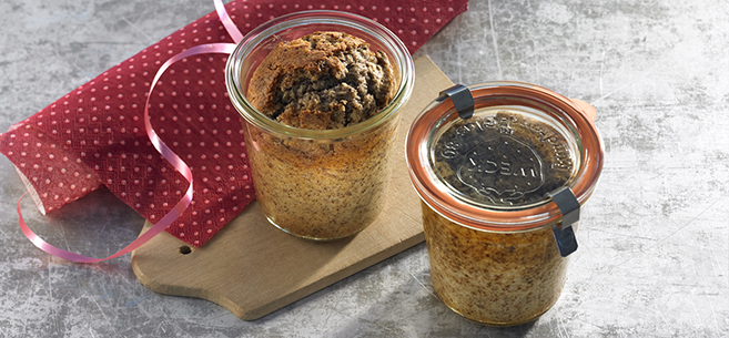 Rezept für Marzipankuchen im Glas | SweetFamily