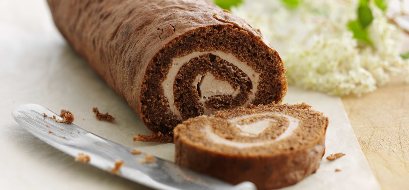 Schokoladen-Biskuitrolle - SweetFamily von Nordzucker